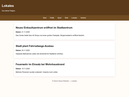 lokales screenshot