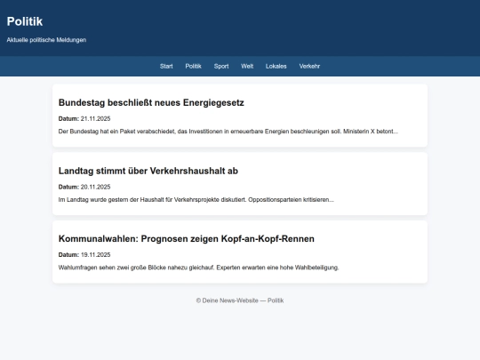 politik screenshot