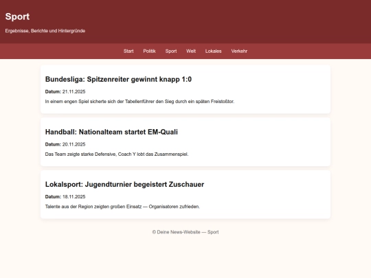 sport screenshot