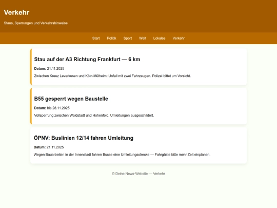 verkehr screenshot