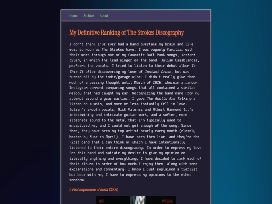 posts/2026-08-15-My-Definitive-Ranking-of-The-Strokes-Discography screenshot