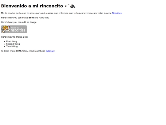 index screenshot