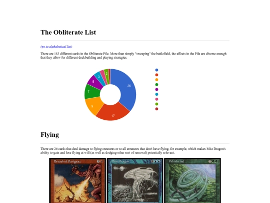 Obliterate/list screenshot