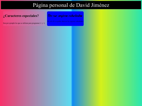 PáginaWebDeDavidJiménez screenshot