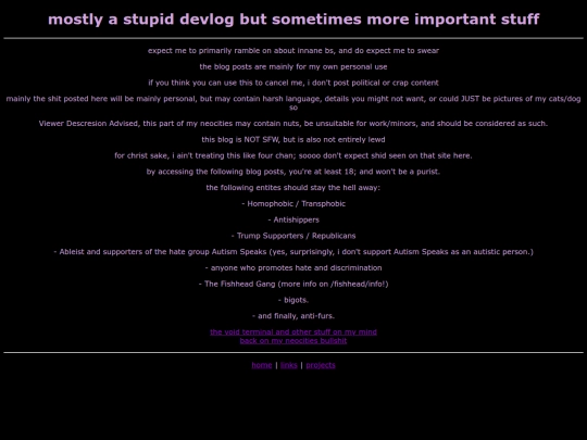 blog screenshot
