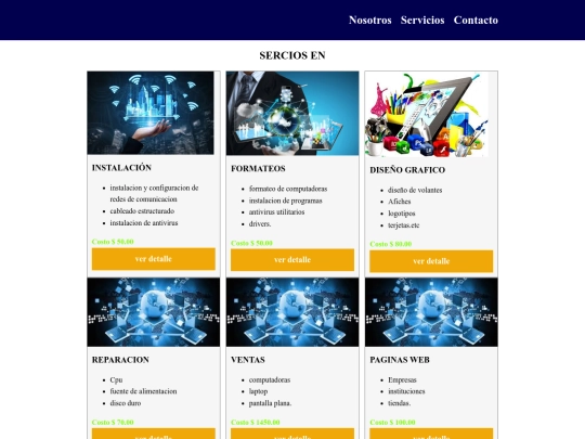 servicios screenshot