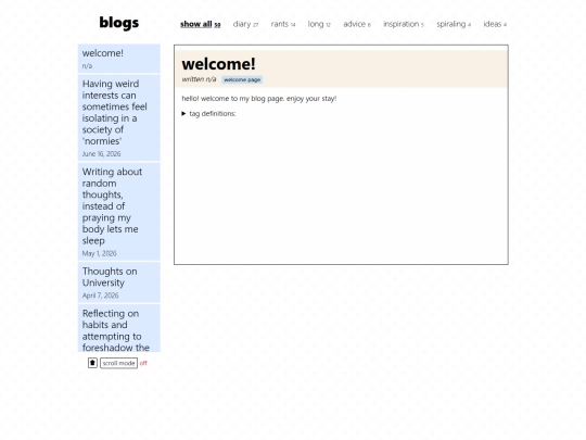 blog screenshot