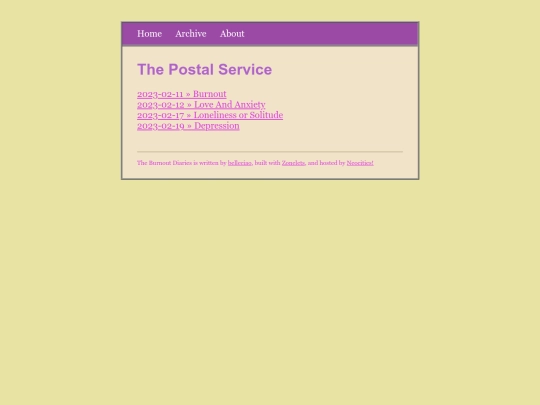 archive screenshot