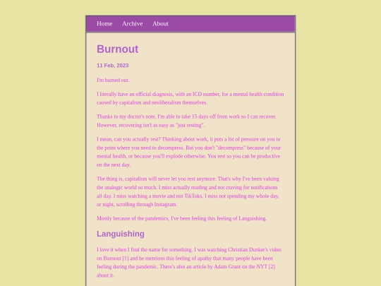 posts/2023-02-11-Burnout screenshot