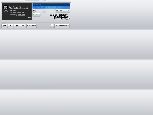 webdeck-player/wdf screenshot