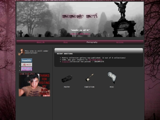 writings screenshot