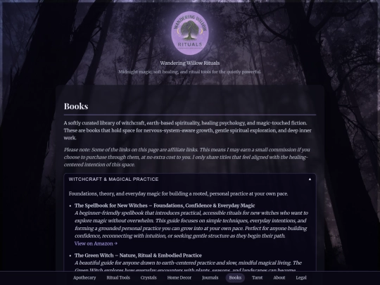 books screenshot