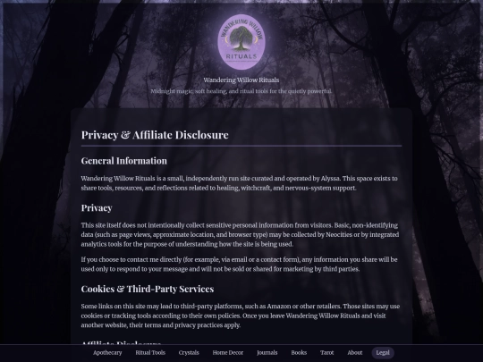 legal screenshot