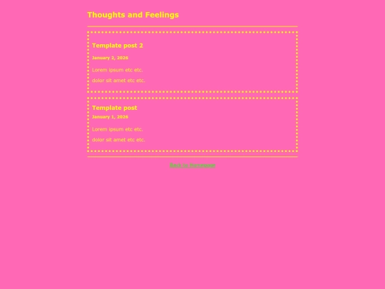 blog screenshot