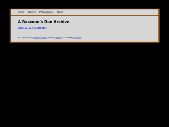 archive screenshot