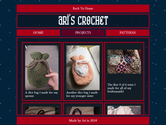 crochetProjects screenshot