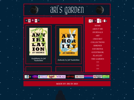 favorites/books screenshot