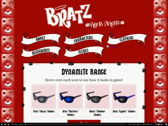 shrines/bratz/clothing/dynamite/glasses screenshot