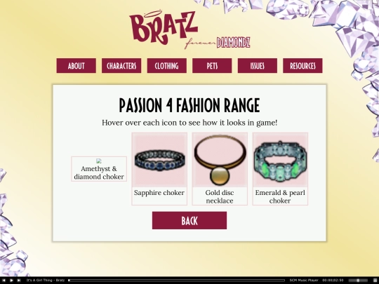 shrines/bratz/fd clothing/passion4fashion/necklaces screenshot