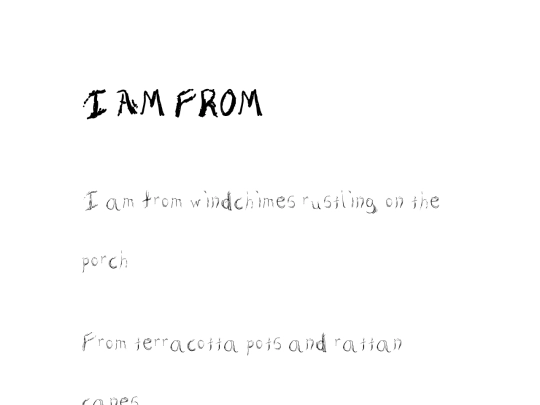 poem screenshot