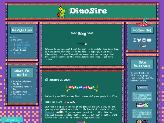 blog screenshot
