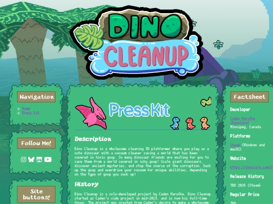 dinocleanup/presskit screenshot