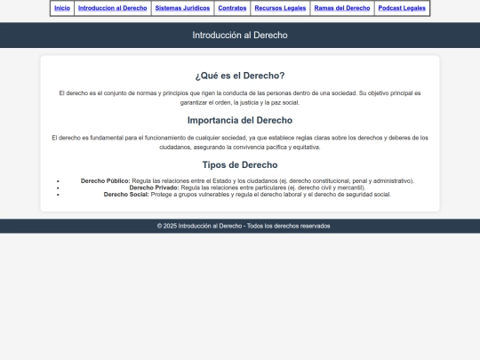 Introduccion al Derecho screenshot