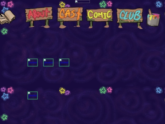 Website/Cast screenshot