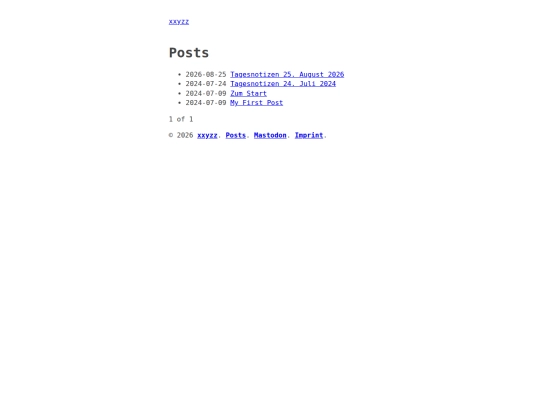posts screenshot