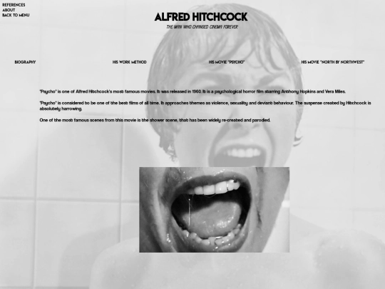 hitchcock/psycho screenshot