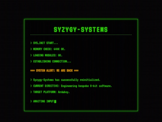 syzygy-systems screenshot