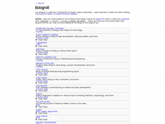 blogroll screenshot