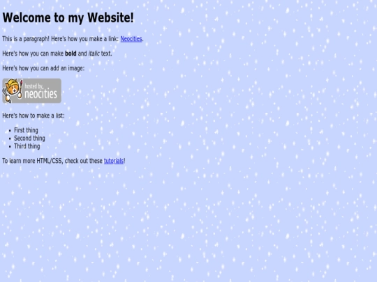 index screenshot