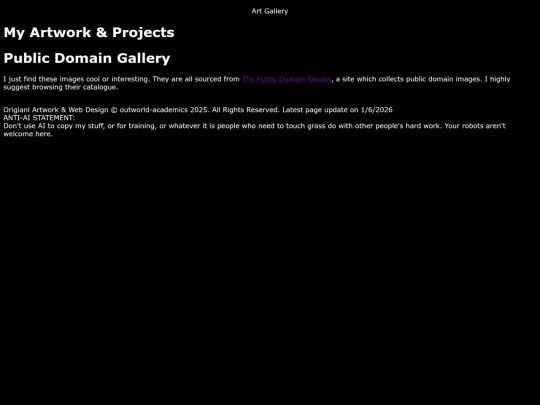 artgallery screenshot