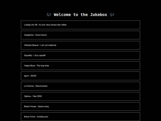 jukebox screenshot