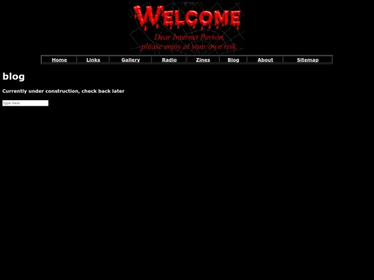 blog screenshot