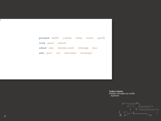 school startpage/box startpage screenshot