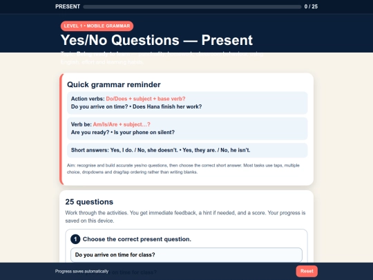 L1_YesNo_Questions_Present_25 screenshot