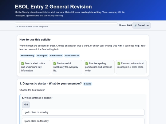 esol_e2_general_revision_activity screenshot