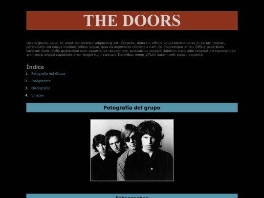 3.14 Práctica: Selectores/The Doors screenshot
