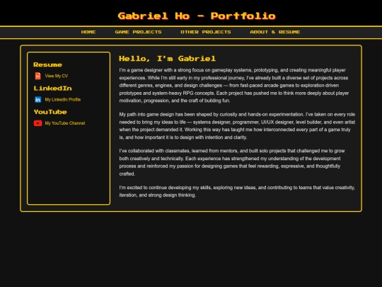 about-resume screenshot