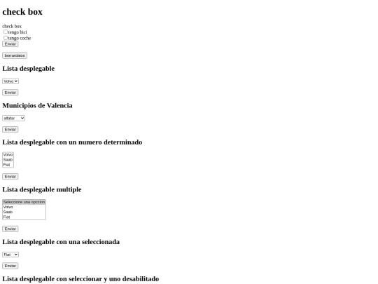 curso/check box screenshot