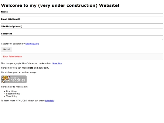 index screenshot