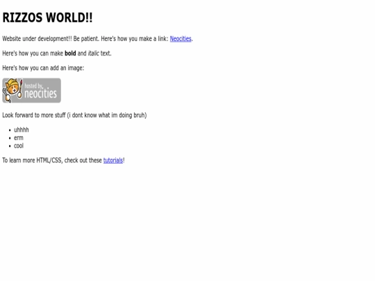 index screenshot