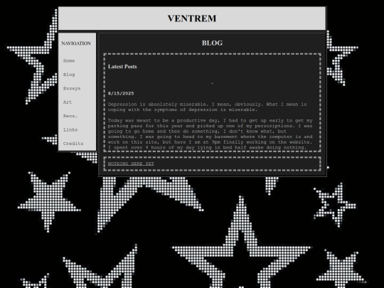 blog screenshot