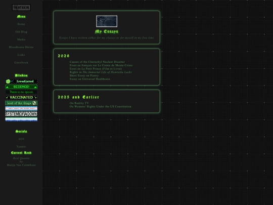 essays screenshot