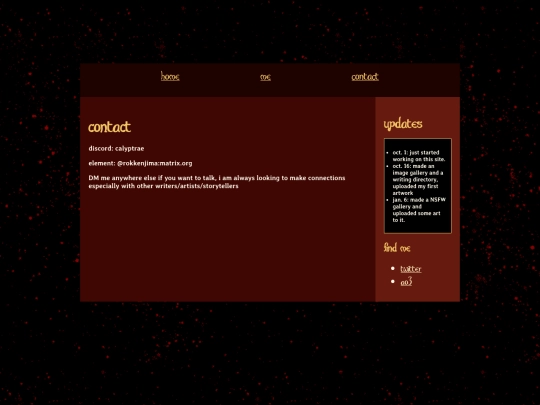 contact screenshot