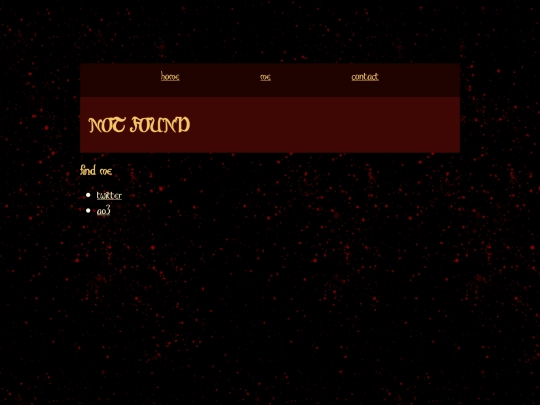 not_found screenshot