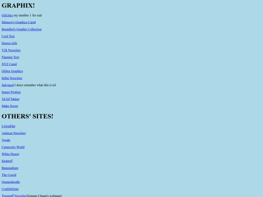 Linklist screenshot