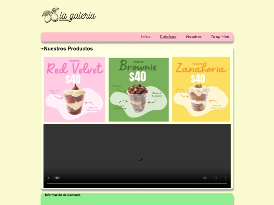 Sitio Web empresarial/Catalogo screenshot